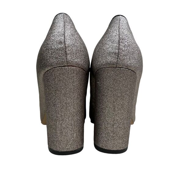 Botkier New York Valentina Pump Glitter Blush Block Heel Cushioned Women Sz 8.5M - Picture 2 of 9